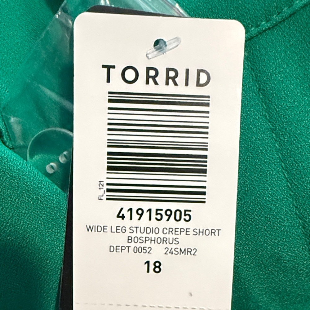 Torrid Women's High Waist Black Shorts - Picture 4 of 4